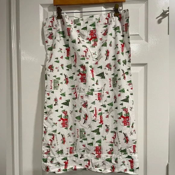 Vintage Laura Ashley Christmas Pillowcase Cotton - Picture 6 of 8